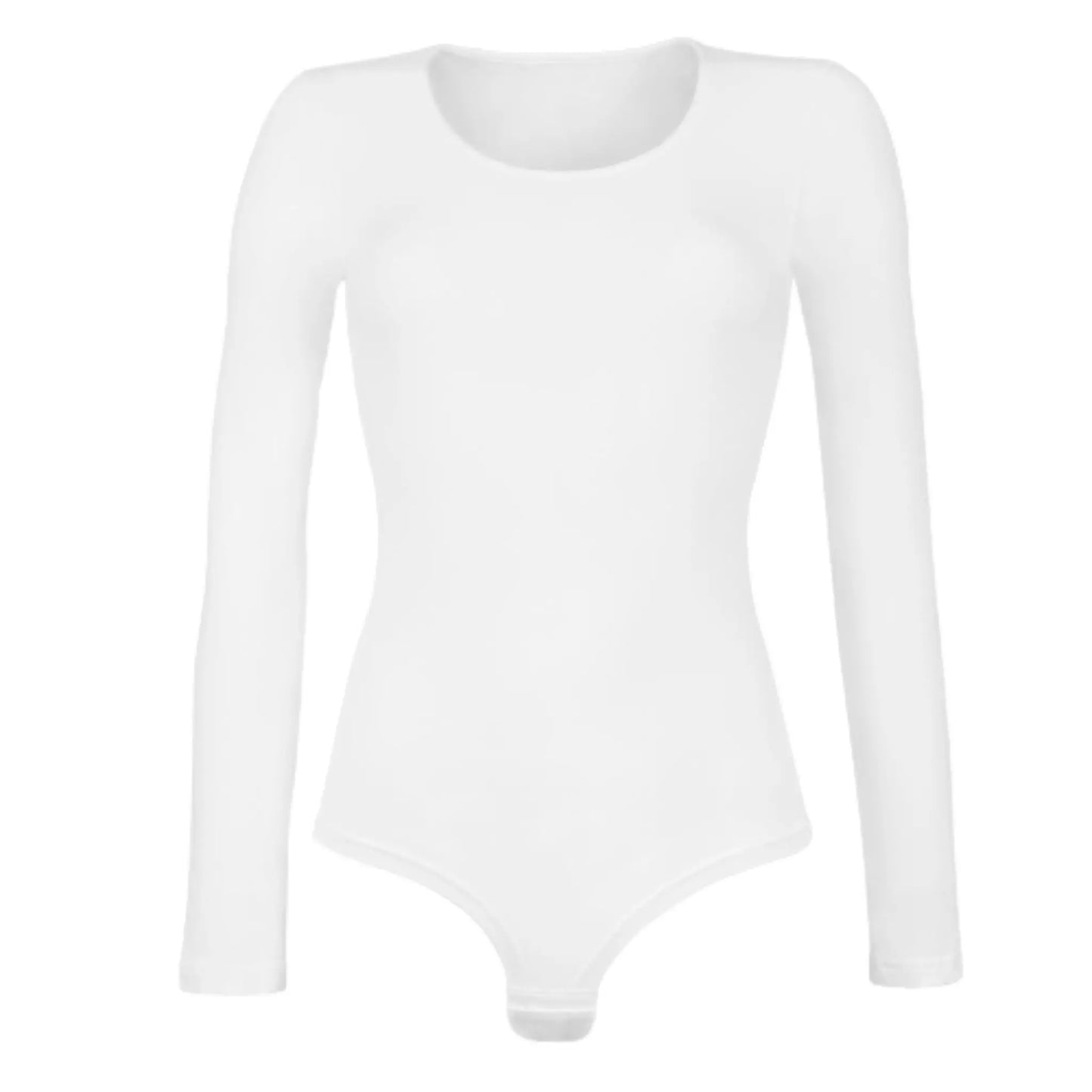 Body donna Cotonella maniche lunghe girocollo cotone elastico 3506