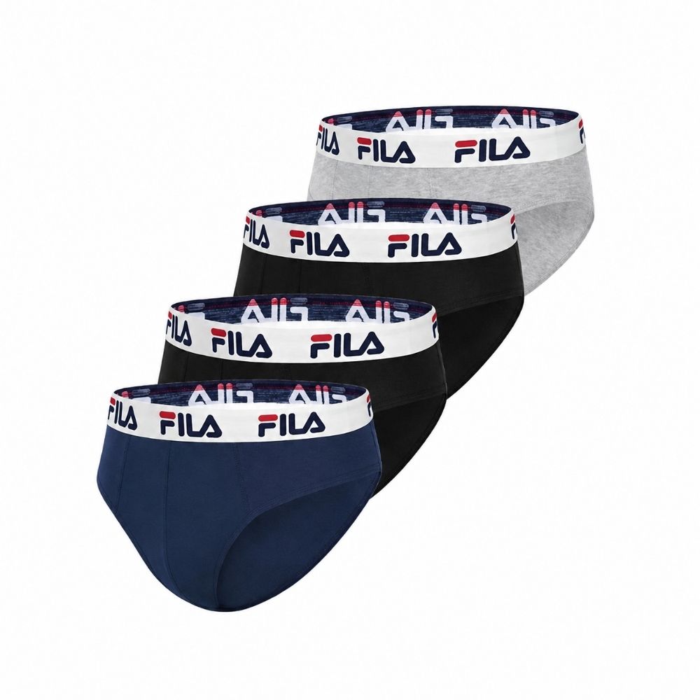 FILA 4 slip uomo cotone