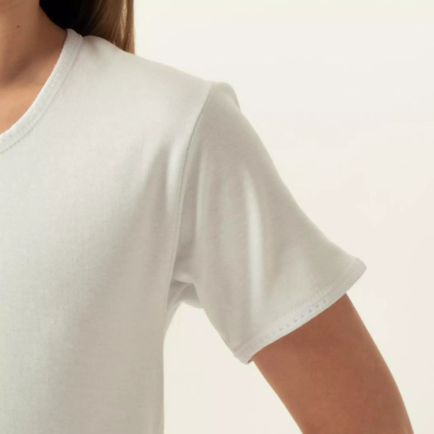 Maglia intima bimba a mezza manica oltremare 2411 caldo cotone 4 pezzi