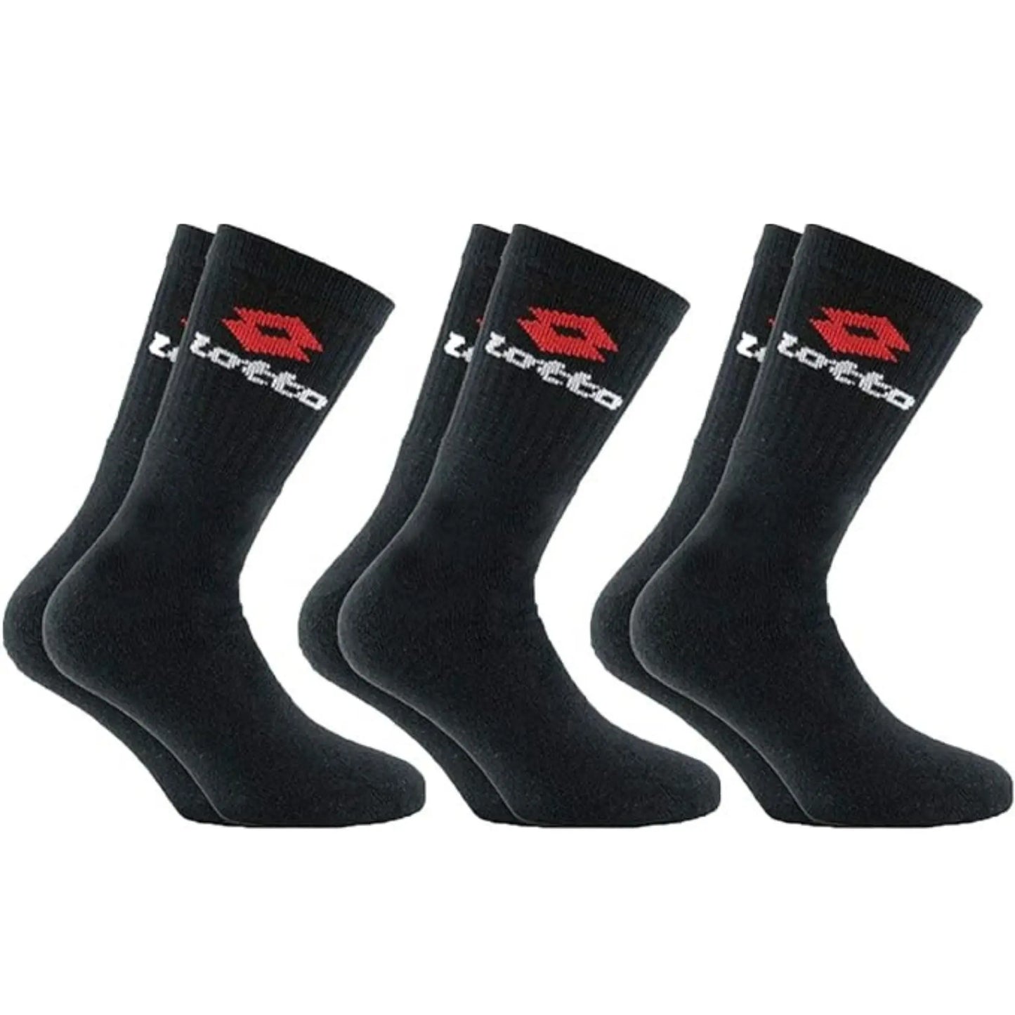 Calza sport uomo corto Lotto cotone in spugna 4 paia