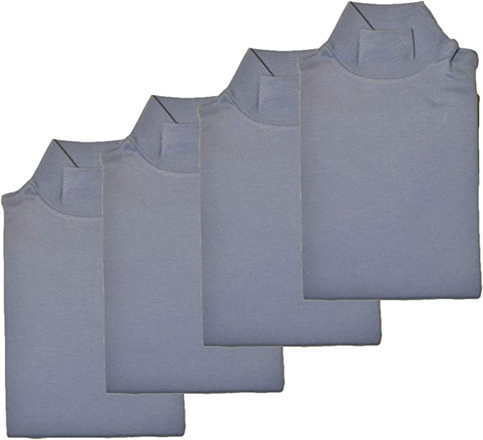 BIMBISSIMI 1 Set da 4 lupetti Bambino/Bambina in Caldo Cotone Interlock da 3 a 16 Anni.