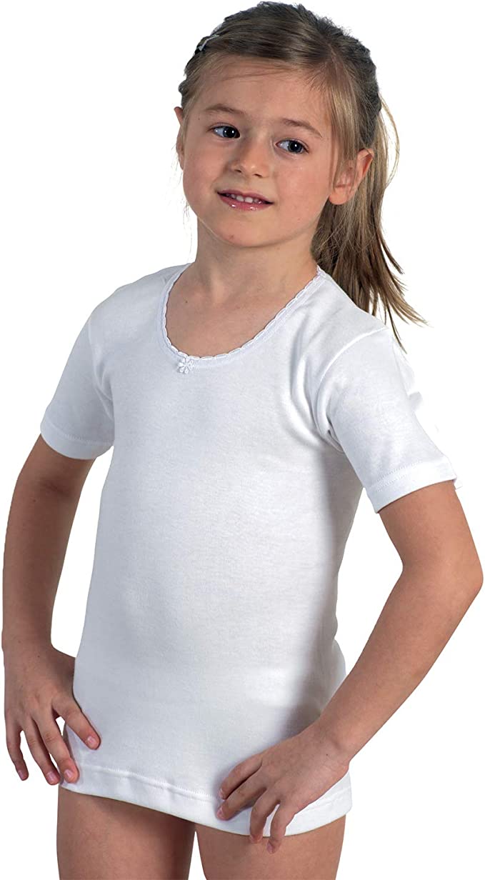 Maglie interne bambina in caldo cotone marca rossoporpora venduto da Intimo Salerno.