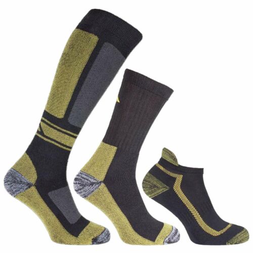 Men's socks 6 pairs of soft and resistant professional work socks with internal insole