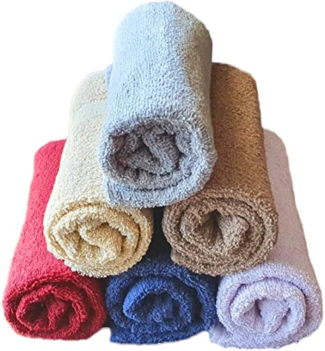 TRE EFFE; 1 Set da 12 Asciugamani Viso e Bidet Modello Hotel B&B in Morbido Cotone 100% Centimetri 60x100 Il Viso e 40 x 60 Il Bidet.