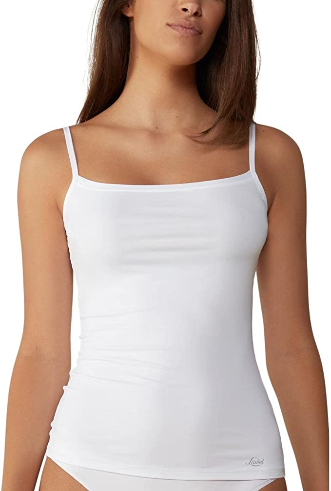 Set of 3 Women's Seamless Stretch Narrow Shoulder Tank Tops, Elegant T –  INTIMOSALERNO