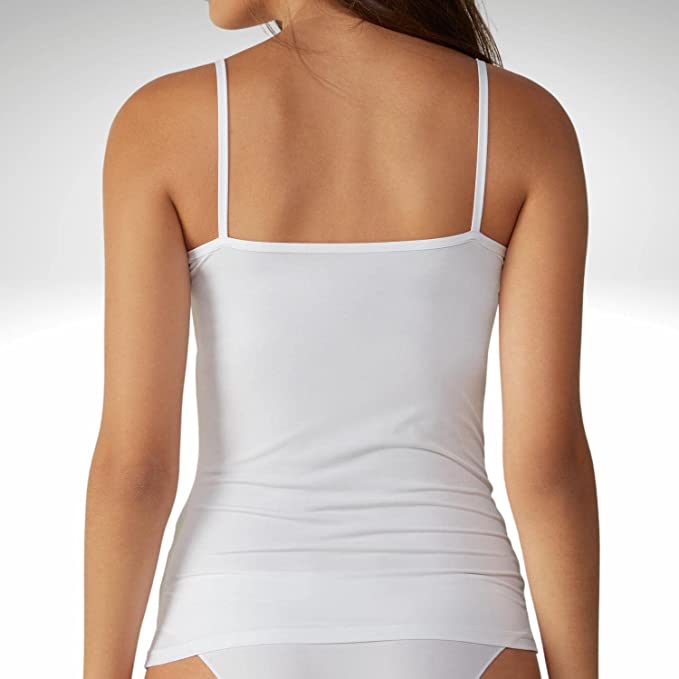Set of 3 Women's Seamless Stretch Narrow Shoulder Tank Tops, Elegant Tank Top.