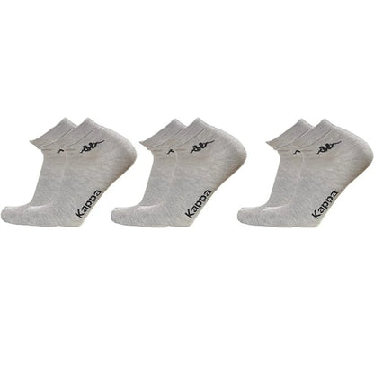 Calza corta unisex fantasmino di cotone 3 paia Kappa K004