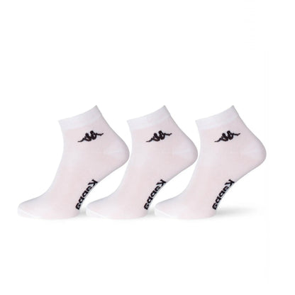 Calza corta unisex fantasmino di cotone 3 paia Kappa K004
