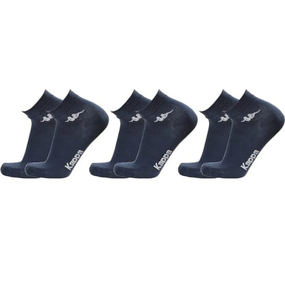 Calza corta unisex fantasmino di cotone 3 paia Kappa K004