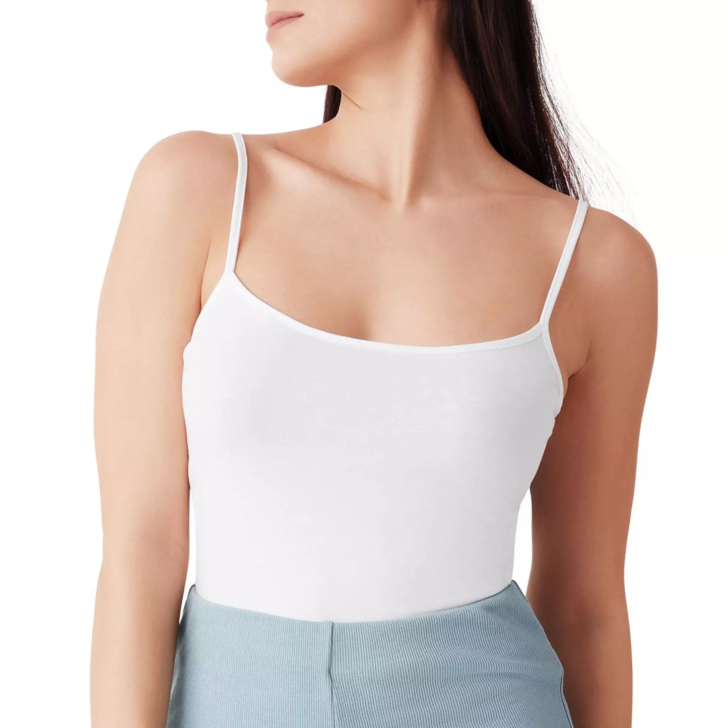 Top donna spalla stretta cotonella cotone elasticizzato gd006
