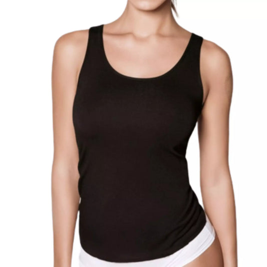 Canotta spalla larga donna cotone modal