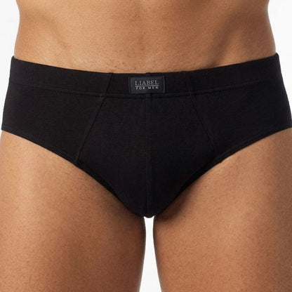 Liabel 6 Paia di Slip Uomo in Puro Cotone Filo di Scozia