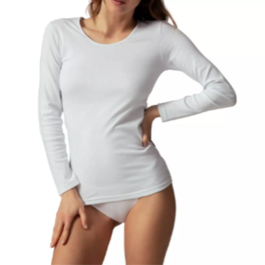 Maglietta intima manica lunga donna oltremare 549