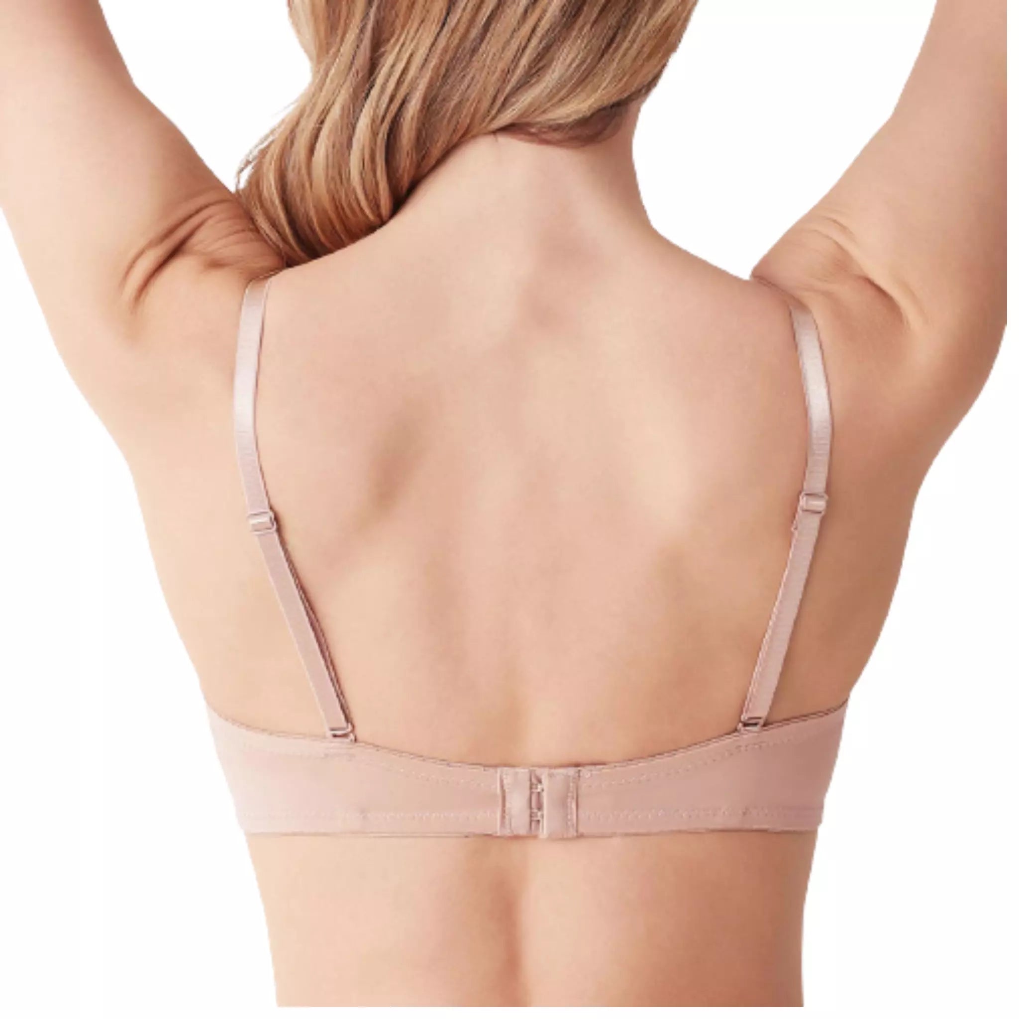 Cotonella CD071 Reggiseno A Fascia Donna – Senza Ferretto, Microfibra, Spalline Rimovibili, Colore Nudo Chiaro, Taglia 3B