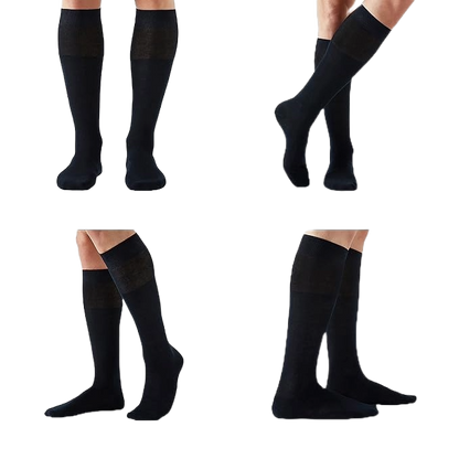 Calza lunga uomo Enrico Coveri cotone mercerizzato tinta unita 6 paia