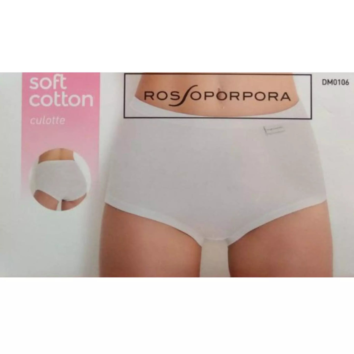 Slip donna culotta rossoporpora cotone modal DM0106 3 pezzi