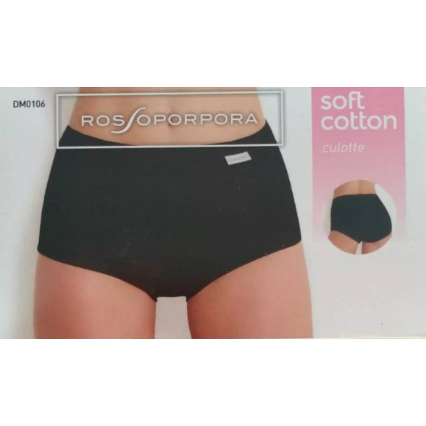 Slip donna culotta rossoporpora cotone modal DM0106 3 pezzi