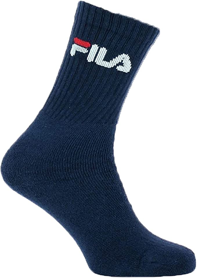 Set da 3 paia di Calze Sportive per Uomo in Cotone spugna.